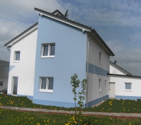 Zwei Vollgeschossiges Wohnhaus mit Pultdächern